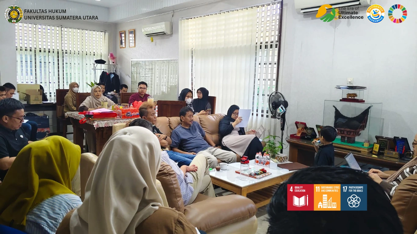 Persiapan Summer Course 2026, Fakultas Hukum USU Gelar Rapat Finalisasi Teknis dan Non-Teknis